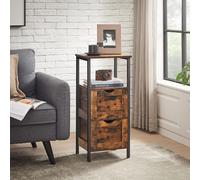 VASAGLE Freestanding Bathroom Floor Cabinet for Compact Storage in Brown VASAGLE Brown
