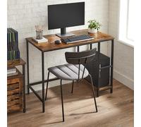VASAGLE Industrial Computer Desk Office Table Study Bedroom in Brown VASAGLE Brown