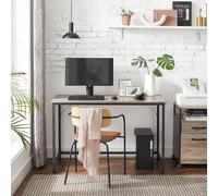 VASAGLE Large Computer Desk Office Table Study Bedroom Living Room in Fawn VASAGLE Fawn