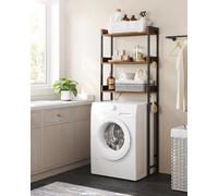 VASAGLE Over Toilet 3 Tier Storage Rack for Bathroom or Laundry in Brown VASAGLE Brown