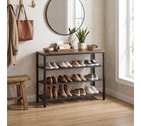 Vasagle Shoe Rack, Shoe Rack, Shoe Organizer, Storage, 100 X 30 X 72 Cm, For Entryway, Living Room, Bedroom
