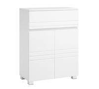Vasagle Sideboard 1 Drawer 2 Doors Gloss White