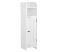 VASAGLE Slim Bathroom Floor Storage Cabinet with Door and Shelves Freestand