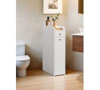 Vasagle Small Bathroom Cabinet, Slim Bathroom Storage Unit, Bathroom Organiser, Freestanding Toilet Paper Storage Cabinet