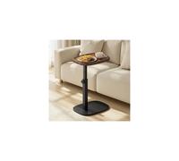 VASAGLE Sofa Side Table, C-Shaped End Table, Bedside Table, for Small Spaces, Adjustable Height, for Living Room, Bedroom, 30 x 40 x 69 cm, Walnut