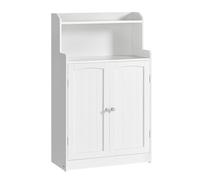 Vasagle Storage Cabinet 2 Doors 1 Shelf Panelled Door White