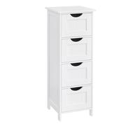 Vasagle Storage Cabinet 4 Drawers Panelled White