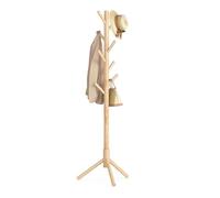 VASAGLE Sturdy Wooden Coat Rack, Tree-Shaped, 8 Hooks