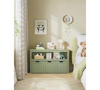 Vasagle Toy Storage For Kids, Kids Storage Unit, Storage Cabinet With Wheels, 3 Drawers, For Living Room, Children's Room