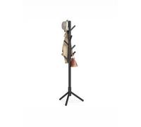 Vasagle Wooden Tree Coat Rack, 8 Hooks, 3 Adjustable Heights, For Clothes, Hats And Bags, Entrance, Bedroom, Office, White