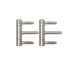 Vasalat, 3-Piece Diameter 20.86 mm Galvanised Door Hinge Silver