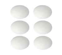 VASALAT 5246/6 Door Stop 60 mm Self-Adhesive White SB-6, Set of 6 Pieces