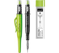 vasalat Pica Deep Hole Marker Fine-Dry 0.9, Pencil Drill Hole Marker 7070 + 24 Replacement Graphite Leads H 7050