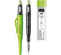 vasalat Pica Fine-Dry Deep Hole Marker 0.9 mm, Pencil Drill Hole Marker 7070 + 24 Replacement Graphite Leads HB 7030