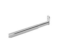 Vasalat Wardrobe Hanger, Metal Silver Wall Mounted Rail Holder, 900-1100 mm