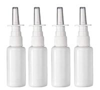 VASANA 12PCS 30ML/1oz Plastic Empty Refillable Nasal Spray Bottles Fine Mist Spray Pump Makeup Water Container For Perfumes Essential Oils Use Saline Applications