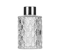 VASANA 150ML/5 oz Glass Diffuser Bottle Empty Refillable Aromatherapy Container Fragrance Accessories for DIY Replacement Reed Diffuser Sets Essential Oils Crafts Decor