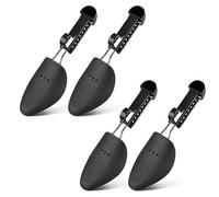 VASANA 2 Pairs Adjustable Plastic Shoe Tree Lightweight Shoe Stretchers Shoes Shape Keeper Practical Black Adjustable Length Shoe Shape Support(Women)