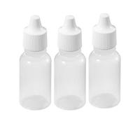 VASANA 50PCS 20ml Empty Plastic Squeezable Dropper Bottle Clea Container with Screw Cap for Liquid Essential Oil Storage