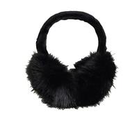 VASANA Women Winter Ear Muffs Faux Plush Ear Warmers Outdoor Ear Covers Girls Foldable Fluffy Warmers Earmuffs(Black)