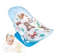 Vasca da bagno pieghevole per bambini - Vasca da bagno per neonati regolabile e delicata sulla pelle | Sedile da bagno pieghevole con rete di supporto per doccia e vasca per bambini, amici e famiglia