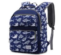 VASCHY Boys Backpack, Kids Cute Kindergarten Preschool Children Backpack 12L Small Bookbag for School Travel Baby Sharks