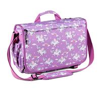 VASCHY Girls Crossbody Bag, Lightweight Cute Shoulder Bag for Kids 15.6inch Laptop Messenger Satchel Handbag Bag for Teens,Unicorn