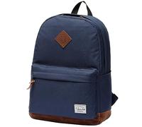 VASCHY School Backpack Unisex Classic Lightweight Tear Resistant Water Resistant for 15 inch Laptop, Blue New, 18.5 inches, Casual