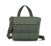 VASCHY Small Puffer Tote Bag for Women, Lightweight Mini Crossbody Quilted Bag Cute Satchel Puffy Tote Handbag Purse for Gym Green
