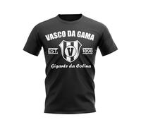 Vasco da Gama Junior Established Football T-Shirt in Black | Size: 7-8 Years Vasco da Gama Black 7-8 Years