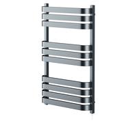 Vasco Electric Heated Towel Rail | Anthracite | Mild Steel | 800mm x 500mm
