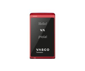 Vasco Translator Q1 | AI Voice Cloning Language Translator Device | 113 Languages | Free Lifetime Internet in Nearly 200 Countries | Scarlet Pulse