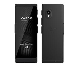 Vasco V4 Language Translator Device | 112 Languages | Free Lifetime Internet in Almost 200 Countries | Black Onyx