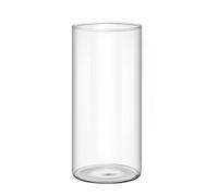 Vase, Acrylic Cylindrical Vase, High Borosilicate Glass Straight Multi Functional Vase, Hydroponic Landscape Flower Pot, Home Decoration(8.5 x 20cm)