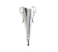 Vase Brooch Alloy Metal, Compact Elegant Lapel Pin, Reusable Flower Holder for Sweater Coat Scarf Hat Bag, Wedding Party Daily Gift Gifts 1pc