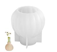 Vase Casting Moulds - 7.5 x 8 cm Halloween Pumpkin Shaped Silicone Mould for Chalk Vases | Candle Holder Test Tube Flower Holder | DIY Decorative Vase Casting Mould