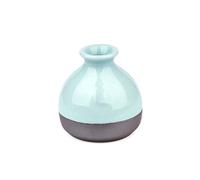 Vase Ceramic Porcelain Bottle Small Living Room Crafts Water for Buddha Flower Arrangement Mini Ornaments(10cm*5.8cm*0.8cm)