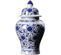 Vase Chinese Binaural Dragon Vase Decorative Vase Rustic Home Decor Porcelain Jars Vase Blue And White Vase Ideal Decoration For Household Office Wedding Party,