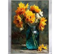 Vase Diamond Art Kits Adults, Pattern Flower Diamond Painting 5D DIY Full Square Drill Gem Art Crystal Cross Stitch Kits for Adults Beginner, Home Decor, Bedroom Decor, Gifts 20 * 30CM -zpg2507AN