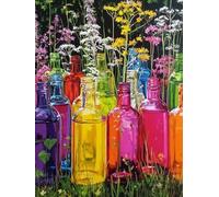 Vase Diamond Art Kits for Adults,5D Landscape Diamond Painting Kits for Beginners, Crystal Art Crafts for Adults, DIY Full Drill Painting Dimond for Room Decor, Gifts for Women 20x28inch -TL78BD