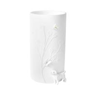 Vase dog standing wheels