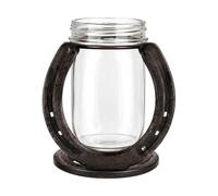 Vase Farmhouse Glass Bud Planter Home Holder Clear Round Tall Jar Floral Bouquet Arrangement Shabby Centerpiece For Woven Flower Pot Basket (Clear, 15CM)