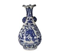 Vase for Flower Creative Antique Porcelain Tabletop Ornaments Living Room Vases Shelf Window Sill Home Decor