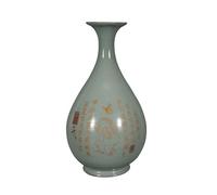 Vase for Flower Creative Flower Arrangement Classical Living Room Personalized Stand Ornaments Antique Porcelain Home Decor