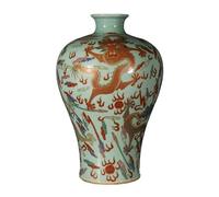 Vase for Flower Creative Restaurant Countertops Table Decorations Antique Porcelain Display Cases Home Decor