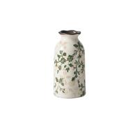 Vase for Flowers Green Floral Ceramic Crackle Glaze Decorative Vase Set