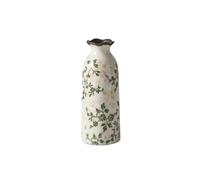 Vase for Flowers Green Floral Ceramic Crackle Glaze Decorative Vase Set