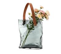 Vase Handbag for Flowers Modern Table Decoration | Flower Composition Stand for Home Decoration Bedroom Living Room Office Farmer Style Table Shelf Wedding Party