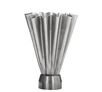 Vase HDFlood Narrow Brushed Silver Finish house doctor