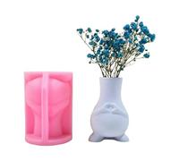Vase Resin Molds Heart Postures Silicone Mold Plant Flower Pots Epoxy Resin Casting Home Decorations Creative Gift